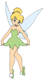 Tinker Bell curtseying