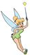 Tinker Bell waving wand