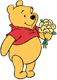 Winnie, bouquet of flowers