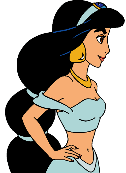 jasmine clip clipart disney princess fanpop cliparts side aladdin disneyclips colored please include note images2