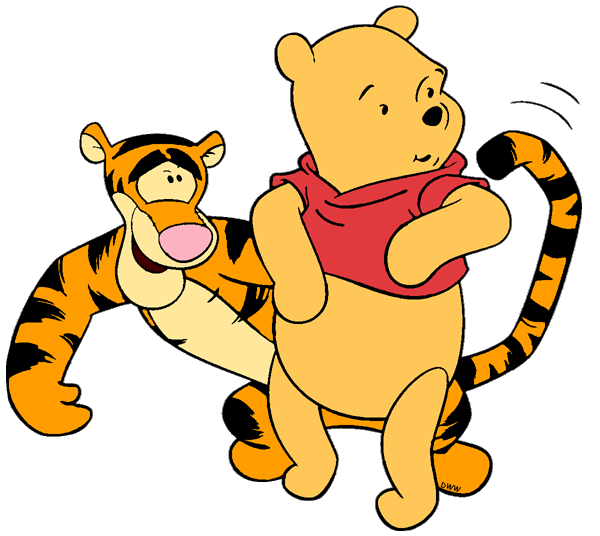 Winnie the Pooh and Tigger Clip Art 2 Disney Clip Art Galore