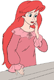 Ariel in nightgown