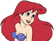 Ariel's face