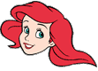 Ariel's face