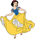 Snow White dancing