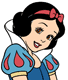 Snow White's face