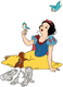 Snow White's face