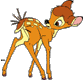 Bambi with needles in his tail