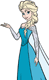 Elsa holding out hand