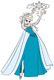 Elsa performing magic