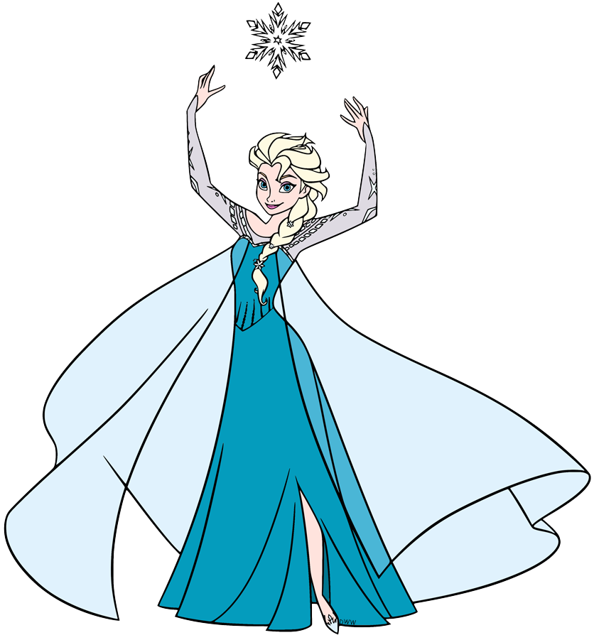 Elsa Clip Art from Frozen | Disney Clip Art Galore