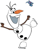 Olaf playing with Bruni