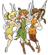 Tinker Bell, Fawn, Prilla