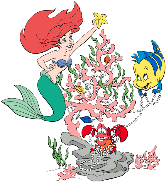 The Little Mermaid Christmas Clip Art Disney Clip Art Galore