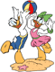 Donald, Daisy Duck