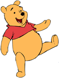 Cheerful Winnie the Pooh
