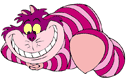 Cheshire Cat grinning