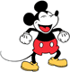 Cheerful Mickey Mouse