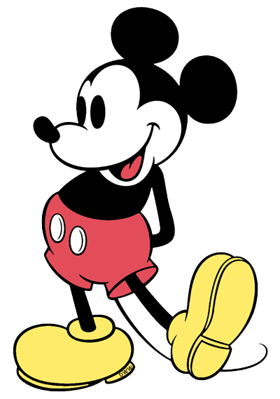 classic mickey mouse clipart - photo #2
