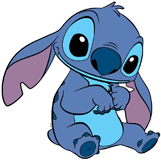 Cute Stitch sitting down