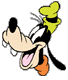 Goofy's smiling face