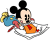 Baby Mickey drawing