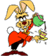 March Hare pouring tea