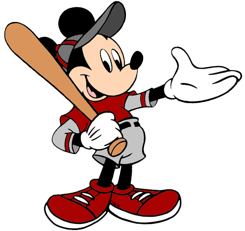 mickey mouse baseball clipart - photo #2