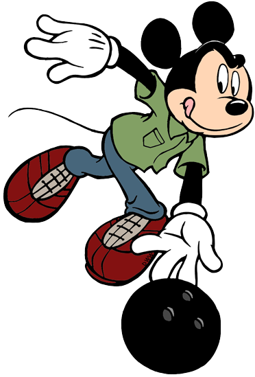 mickey mouse bowling clipart - photo #1