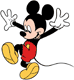 Mickey Mouse jumping down