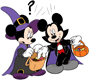 Mickey stealing candy from Minnie