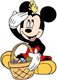Mickey juggling eggs