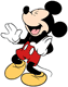 Mickey Mouse laughing
