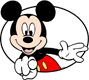Mickey Mouse pointing his finger at you