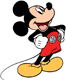 Mickey Mouse standing tall