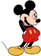 Mickey Mouse with hands in pockets