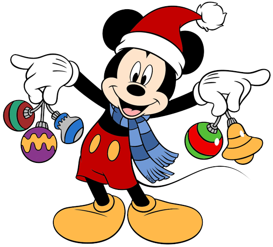 clipart mickey mouse christmas - photo #6