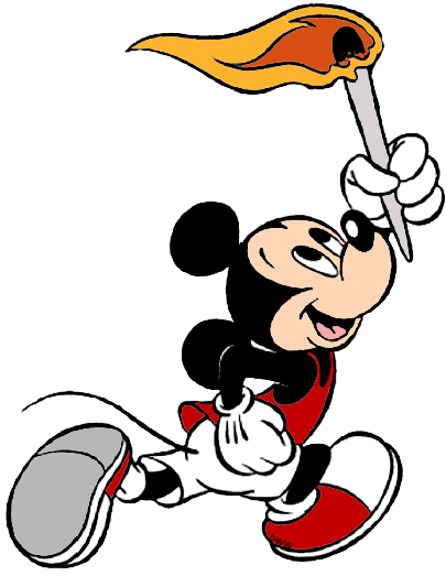 mickey mouse running clipart - photo #8
