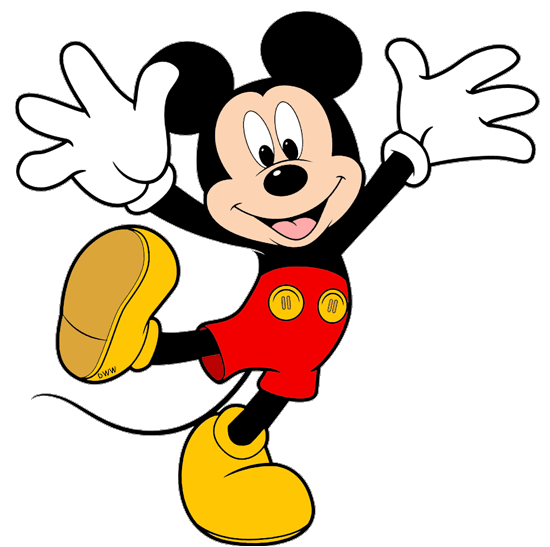 mickey mouse cartoon clipart - photo #34