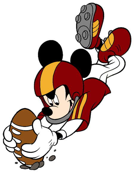 mickey mouse football clipart - photo #2