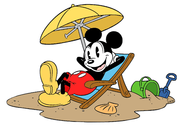 mickey mouse beach clipart - photo #16