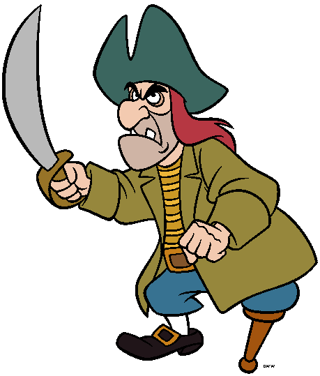 Peter Pan Pirates Clip Art | Disney Clip Art Galore