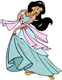 Jasmine in pretty dress