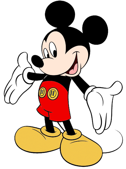 mickey mouse reading clipart - photo #48