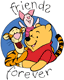 Pooh, Piglet, Tigger: friends forever