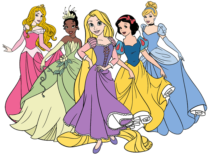 clipart of disney princesses - photo #15