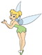 Tinker Bell clapping her hands
