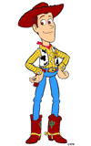 Woody with his hands on his hips