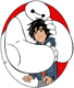 Baymax hugging Hiro