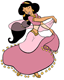 Jasmine wearing pretty dress
